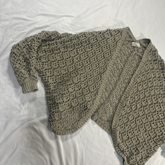 Nicole Miller Womens Sweater Shrug Long Sleeve Open Front Knit M Medium - Picture 2 of 11